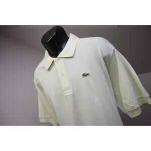 Lacoste Alligator Golf Polo Green Short Sleeve Shirt Mens Size Eur 8 Sz 2XL XXL